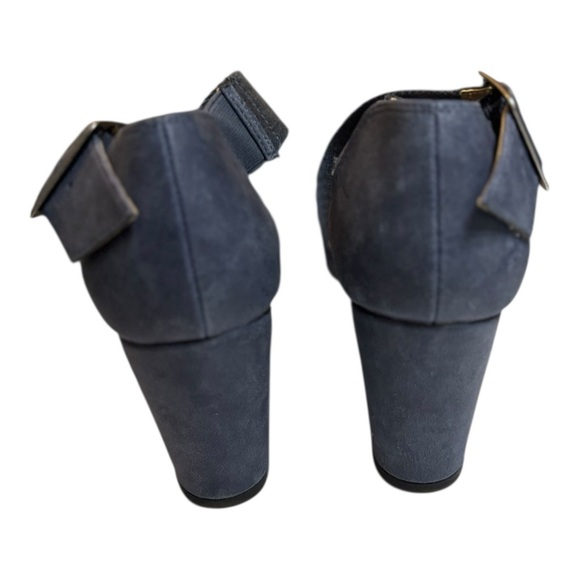 LifeStride Hayden Navy Blue Sandals Size 9 Wedge Heel Open Toe Ankle Strap - Picture 5 of 15